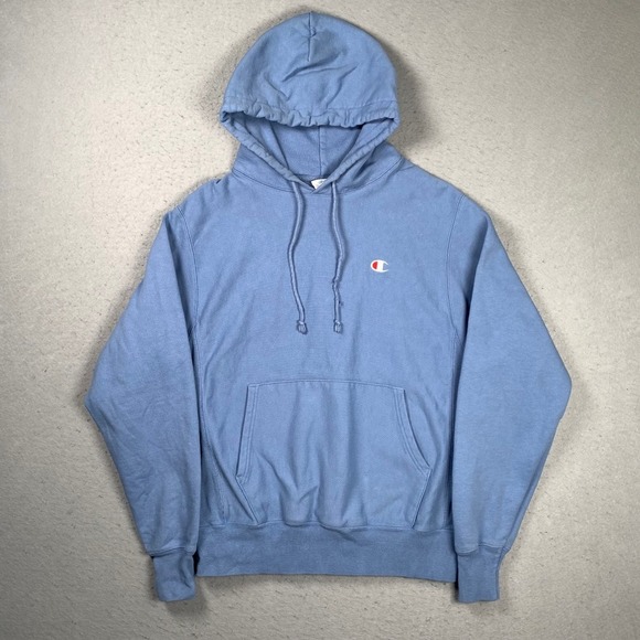 Champion Other - Champion Reverse Weave Hoodie Mens Medium Blue Pullover Sweatshirt